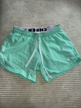 Varsity Cheer Mint Active Shorts